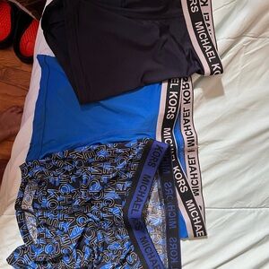 Michael Kors Black and Blue Boxer Briefs